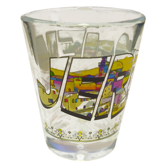 Jerusalem Old City Day Shot Glass